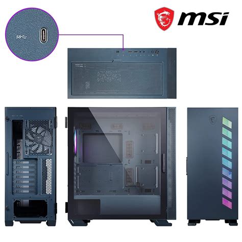 Msi MAG Vampiric 300R Pacific Blue Gaming Cabinet