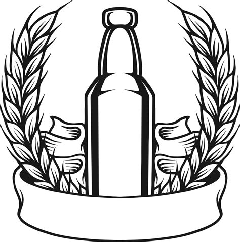 Beer Bottle Clip Art Black And White