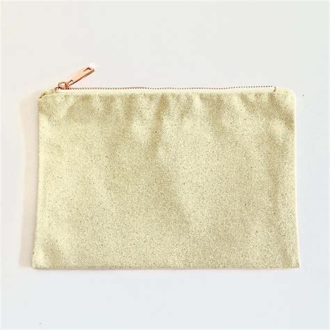 Amy Kallissa - Blank Canvas Zippered Pouch