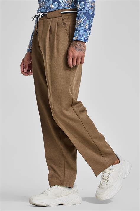 Buy Men's Brown Korean Pant Online | Snitch – SNITCH