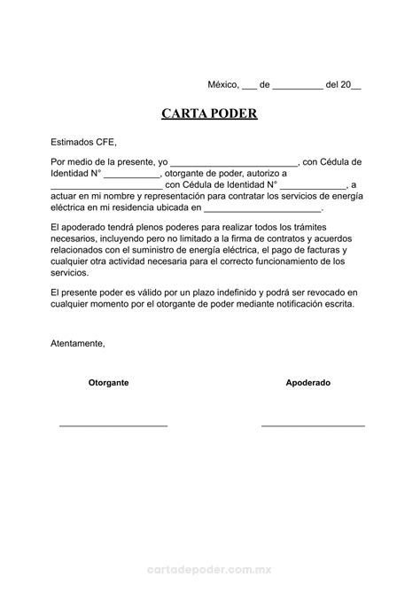 Carta Poder Sencilla Para Paqueteria Estafeta