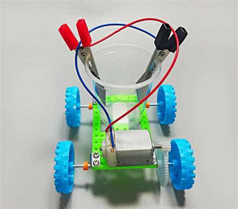 盐水动力小车科技科学课堂小发明车电池观察道具简易手工DIY玩具-阿里巴巴