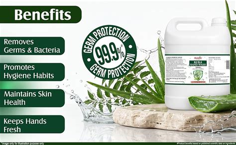 Multani Natural Neem & Aloe Vera Hand Wash Refill - 5 Litre | Gentle ...