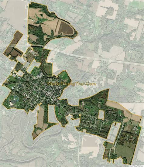 Map of Williamsburg village, Ohio - Thong Thai Real