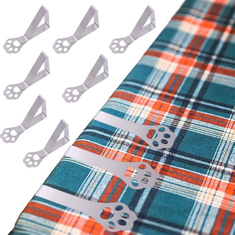 Amazon.com: CUNGLIN Table Cloth Holder Clips 10 Pack, Leaf Shape Picnic ...
