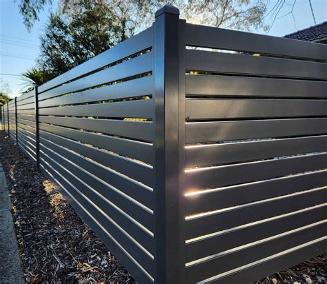 Aluminium Slat Fencing Melbourne | Horizontal & Vertical Slat Fence ...