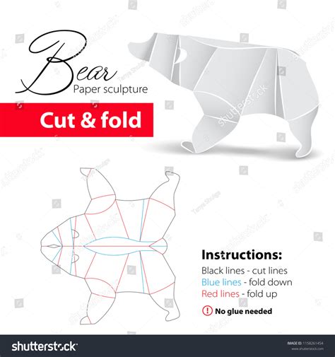Image result for Origami Bear Tutorial