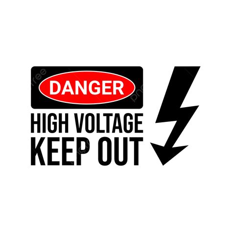 Danger High Voltage Keep Out Sign, Danger High Voltage Keep Out, Danger ...