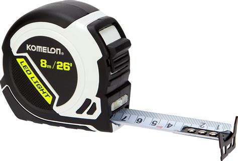 Komelon 8m/26' LED inch Metric Tape Measure : Amazon.co.uk: DIY & Tools