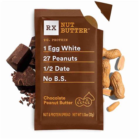 Buy RX Nut Butter Peanut Butter, Chocolate, Delicious Flavor, 11.3oz ...
