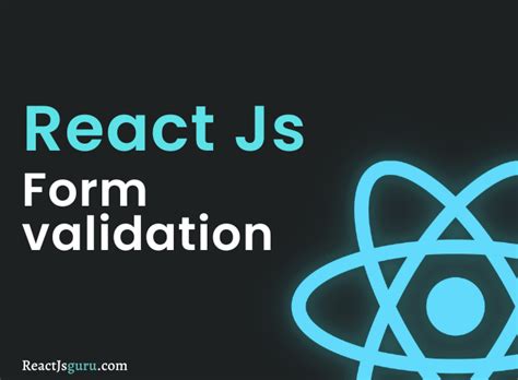 React JS Form Validation Example 的图像结果