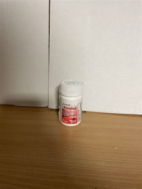 Major FeroSul 325 mg Ferrous Sulfate Iron Supplement - 100 Red Tablets | Feosol 309047590605| eBay