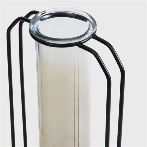 Buy Splendid Glass Tube Vase with Stand from Home Centre at just INR 1399.0