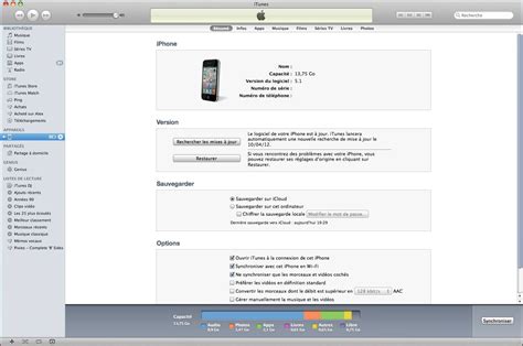 Synchroniser son iPhone avec iTunes sans fil | Pratique.fr