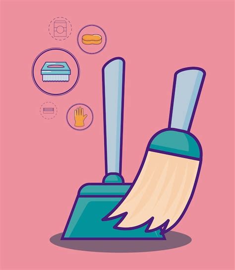 Cleaning supplies | Premium Vector