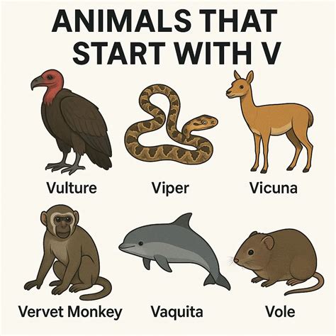 Animals That Start With V | List & Examples