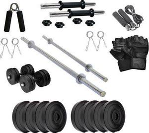 Brawl Nation Home Gym Combo , Gym Equipments With Pvc Dumbbell Plates ...