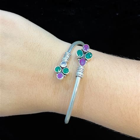 Buy Classic Sterling Silver Flexi Kada Handmade
