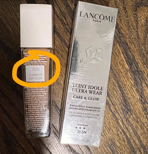 I just got this Lancôme foundation yesterday and the expiration date is ...
