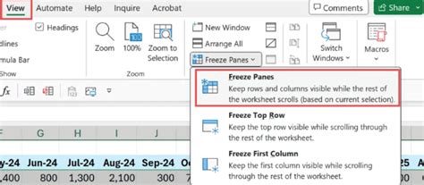 Image result for Excel Cell Freezing Tutorial