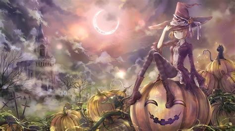 Desktop Halloween Anime Wallpapers - Wallpaper Cave