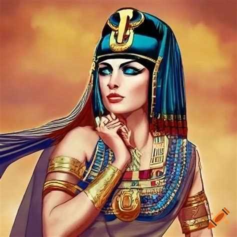 Cleopatra, the legendary egyptian queen
