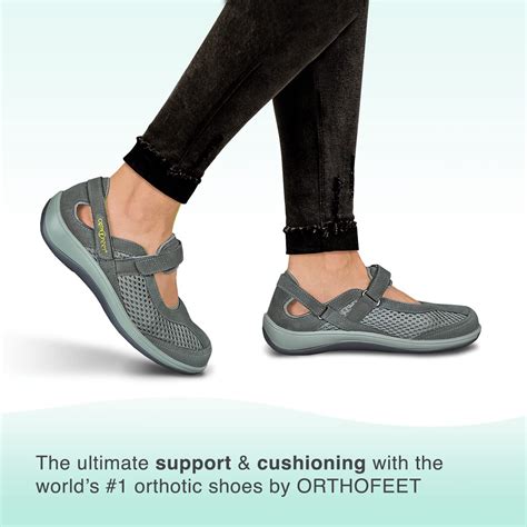 Buy Orthofeet Orthopedic Shoes for Women - Ideal for Heel and Foot Pain ...
