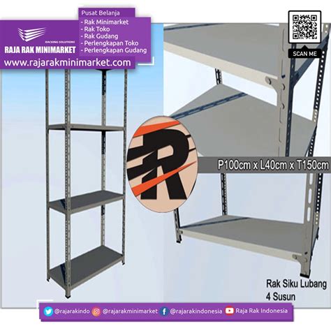 RAK BESI SUSUN SIKU GUDANG SERBAGUNA Tipe JN-40