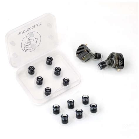AUDIOCULAR FlexiGraph Eartips for IEMs, 4.5mm Universal Fit, Silicone ...