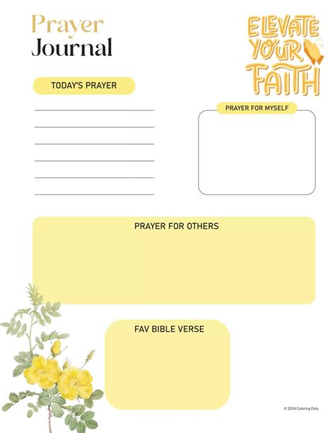 Prayer journals 10 free pdf printables with unique templates – Artofit