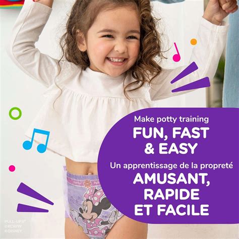 Pull Ups Girls’ Potty Training Pants 5T-6T - Disney Minnie Mouse, Soft ...