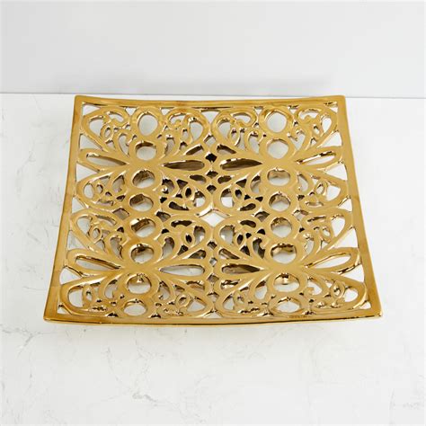 Buy Stellar Celestial Stoneware Decorative Platter from Corsica by Home ...