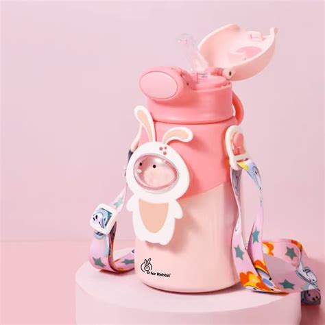 R for Rabbit Steebo Zoobie Stainless Steel Sipper Feeding Bottle for Kids