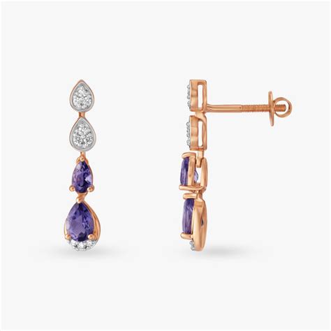 Classy Lariat Diamond Necklace Set