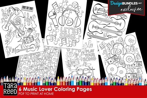 Music Coloring Pages For Kids