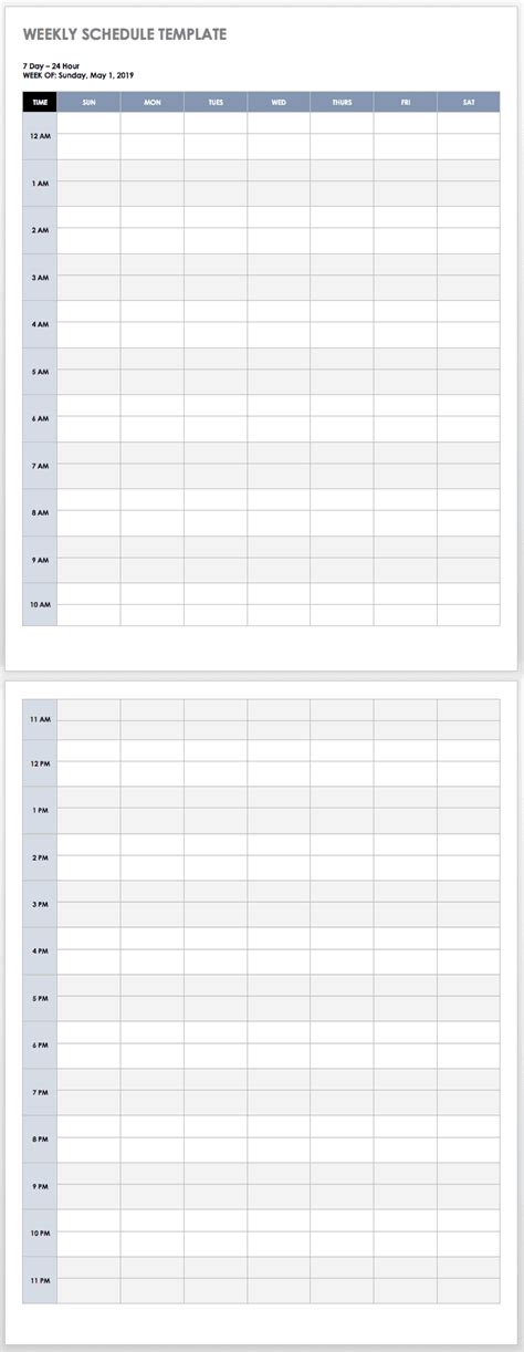 Free Printable Time Schedule 的图像结果