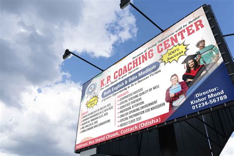 KP Coaching Centre Flex Banner Idea | KP Coaching Centre 10'x 6' Flex ...