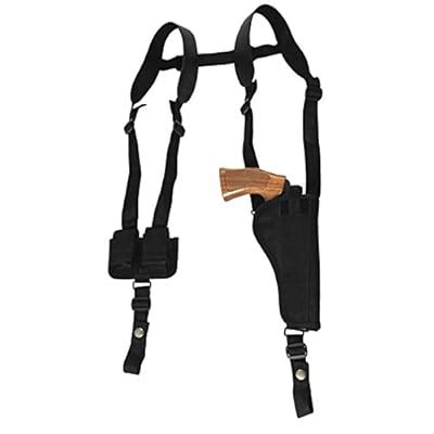 Buy Barsony New Vertical Shoulder Holster w/Speed-Loader Pouch for 4 ...