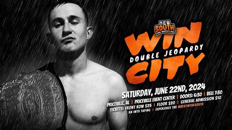 New South Pro Wrestling presents WIN CITY: Double Jeopardy, 250 Marco ...