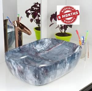 ANTIQUE PREMIUM DESIGNER TABLE TOP COUNTER TOP WASH BASIN 18x13x5.5 ...