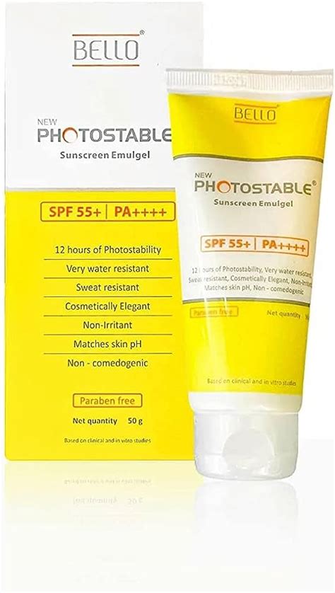 PHOTOSTABLE SUNSCREEN EMULGEL SPF 55+ -50 GMS