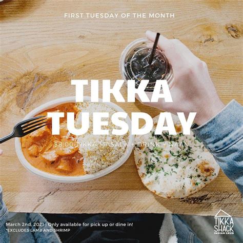 Tikka Shack Indian Grub menus in Phoenix, Arizona, United States