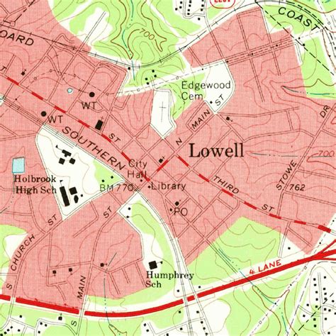 Mount Holly, NC (1970, 24000-Scale) Map by United States Geological ...