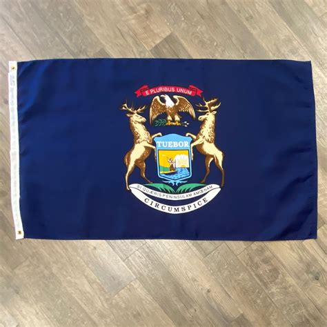 Buy Outdoor State of Michigan Polyester Flags | Fly Me Flag