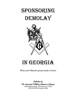 Georgia Demolay - Fill Online, Printable, Fillable, Blank | pdfFiller
