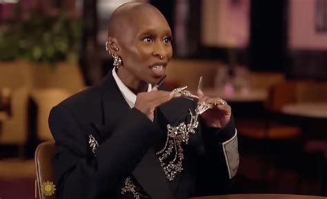 Cynthia Erivo Melts Down as Helicopter Interrupts Interview