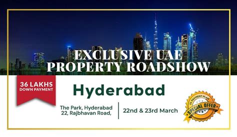 Dubai Property Road Show in Hyderabad, Radisson Blu Plaza Hotel ...