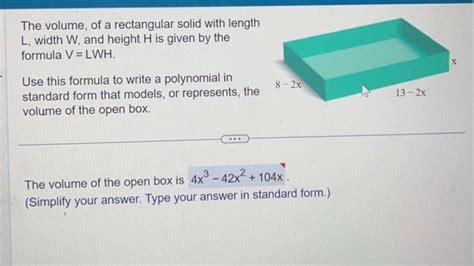Image result for Calculate Volume of Rectangular Solid