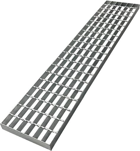 Natotela Galvanized Steel Driveway Trench Grate-39.4x7.9 in. Metal ...