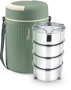 Flipkart.com | Trueware Quick Meal 4 Insulated Hot Lunch Box With 4 SS ...